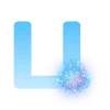 😋 Эмодзи «Голубые буквы и иконки» для Telegram