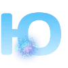 😎 Эмодзи «Голубые буквы и иконки» для Telegram