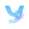 😗 Эмодзи «Голубые буквы и иконки» для Telegram