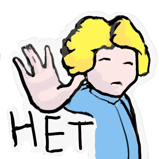 🙅‍♂ Стикер «ПОЛМАТЕРИ» для Telegram