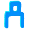 🐶 Эмодзи «буквы полматери - шрифт с обложки одноименной муз.группы» для Telegram