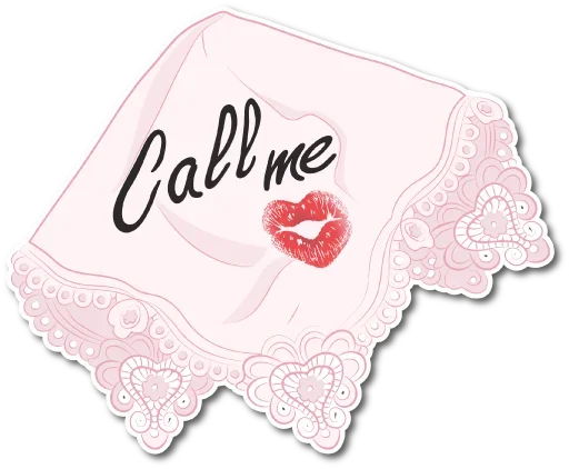 💋 Стикер «Полный Рот Забот» для Telegram