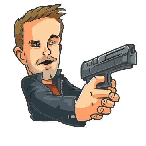 🔫 Эмодзи «Полицейский с Рублёвки» для Telegram