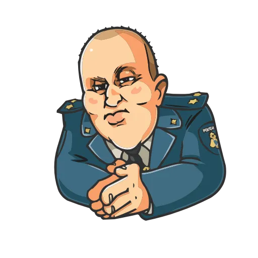 😈 Эмодзи «Полицейский с Рублёвки» для Telegram