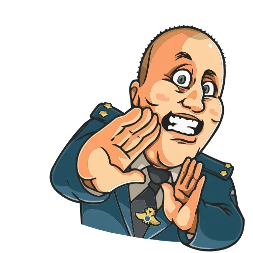 🙅‍♂️ Эмодзи «Полицейский с Рублёвки» для Telegram