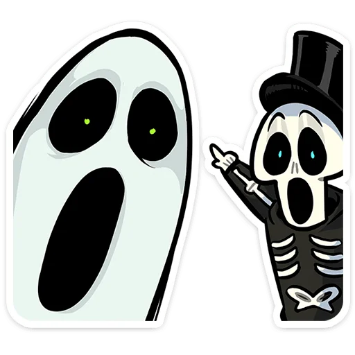 👻 Стикер «Полтергейст Спуки» для Telegram