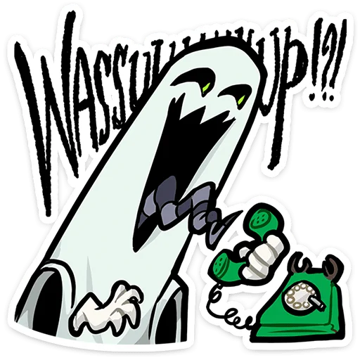 👻 Стикер «Полтергейст Спуки» для Telegram