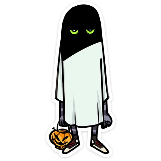 👻 Стикер «Полтергейст Спуки» для Telegram