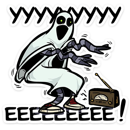 👻 Стикер «Полтергейст Спуки» для Telegram