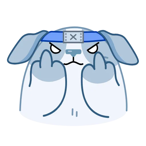 Стикер 34 ☺️ Пёс Полтос - Poltos the Dog emoji
