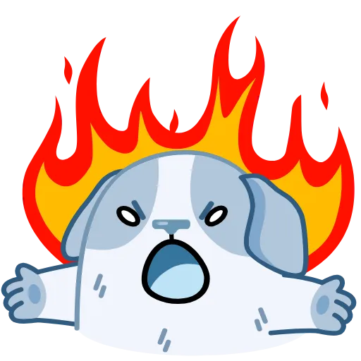 Стикер 6 ☺️ Пёс Полтос - Poltos the Dog emoji
