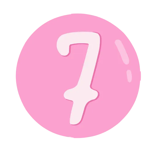 🤩 Эмодзи «Розовый шрифт» для Telegram