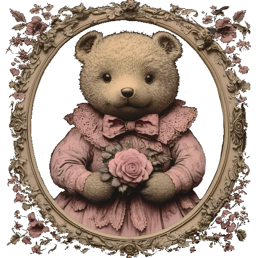 🧸 Стикер «nostalgic reverie» для Telegram