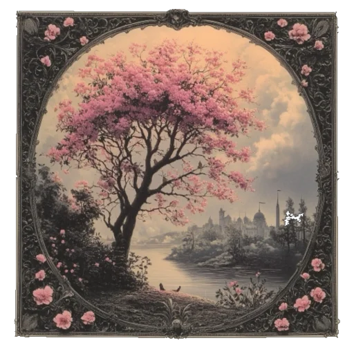 🌳 Стикер «nostalgic reverie» для Telegram