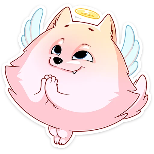 😇 Стикер «Шпиц» для Telegram
