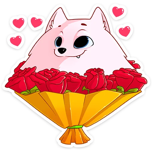 🥰 Стикер «Шпиц» для Telegram