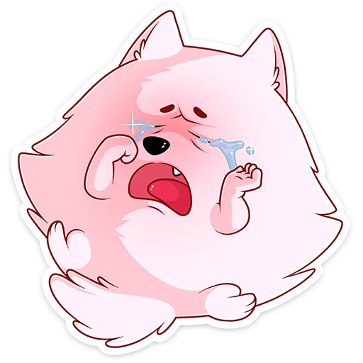 😭 Стикер «Шпиц» для Telegram