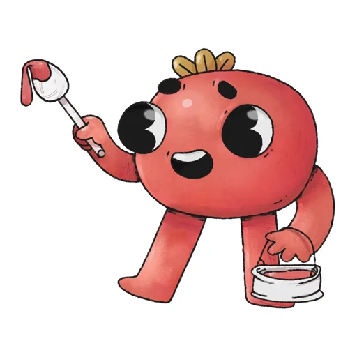 👩‍🎨 Стикер «POMIDORKA» для Telegram