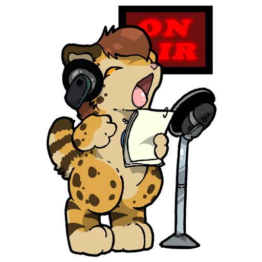 🎙 Стикер «Pommy» для Telegram