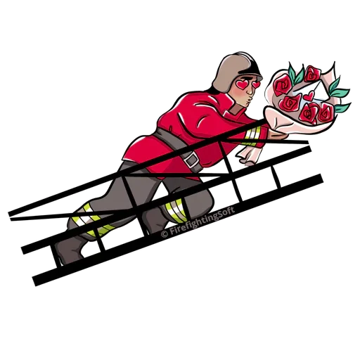 🥰 Стикер «Firefighter» для Telegram