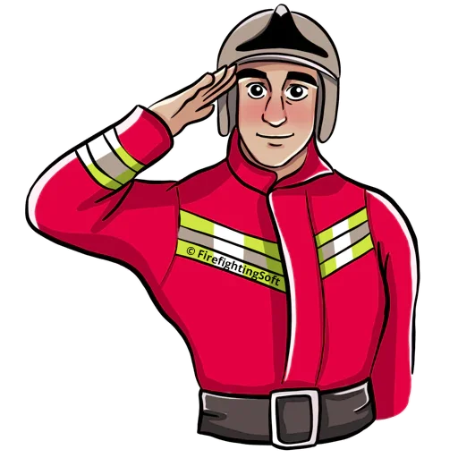 👌 Стикер «Firefighter» для Telegram