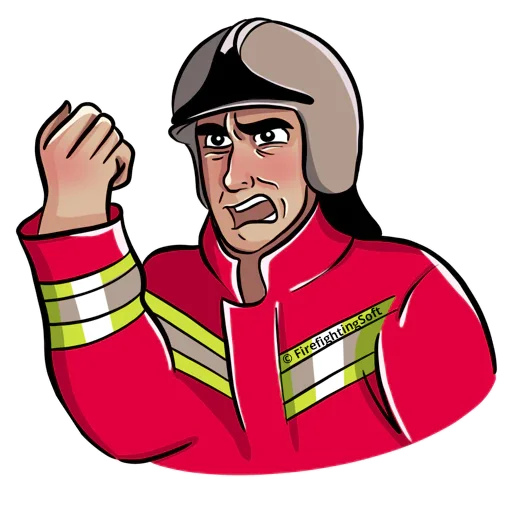 😡 Стикер «Firefighter» для Telegram