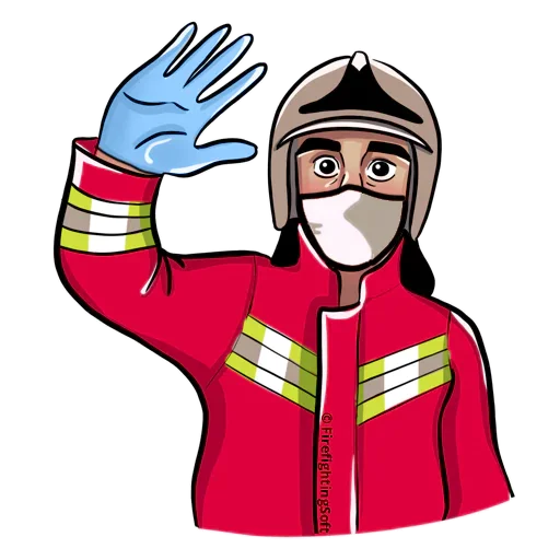 😷 Стикер «Firefighter» для Telegram