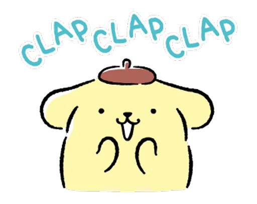 👏 Стикер «Pompompurin» для Telegram