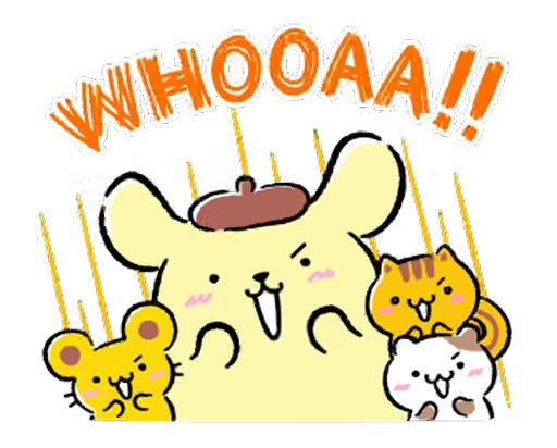 😲 Стикер «Pompompurin» для Telegram