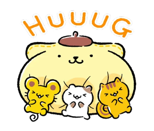 🤓 Стикер «Pompompurin» для Telegram