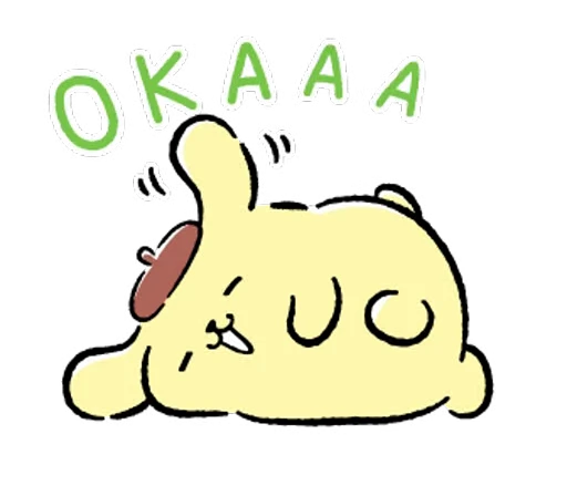 Стикерпак Pompompurin для Telegram — скачать