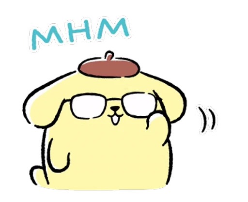 🤔 Стикер «Pompompurin» для Telegram