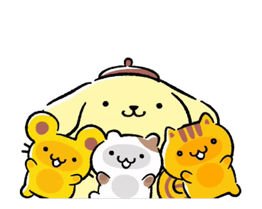 🤩 Стикер «Pompompurin» для Telegram