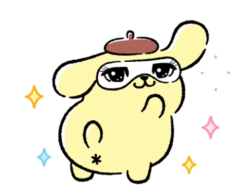 😏 Стикер «Pompompurin» для Telegram