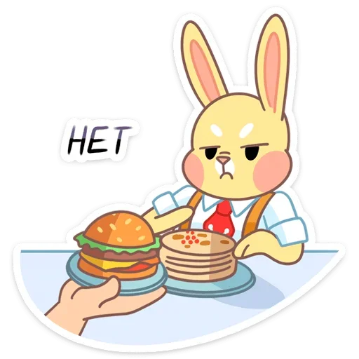 🙅‍♂️ Стикер «Весенний Пончик» для Telegram