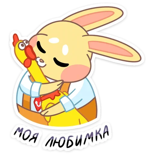❤️ Стикер «Весенний Пончик» для Telegram