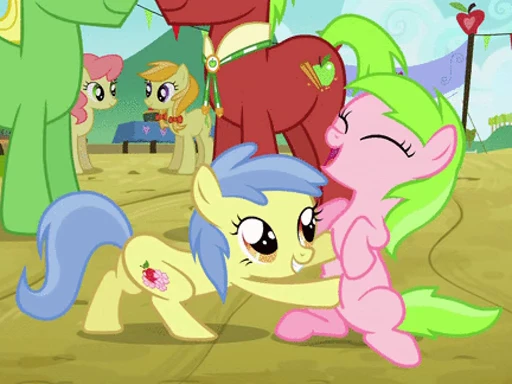 😄 Стикер «Ponies!» для Telegram