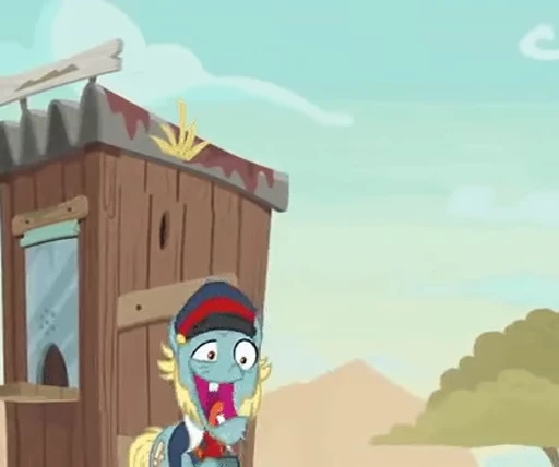 😅 Стикер «Ponies!» для Telegram