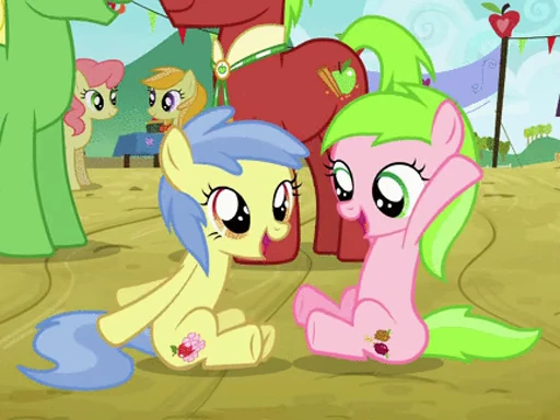 😄 Стикер «Ponies!» для Telegram