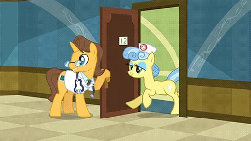 🏥 Стикер «Ponies!» для Telegram