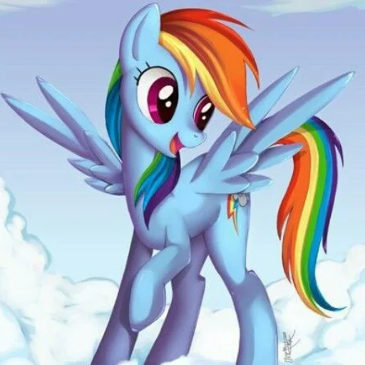 🌈 Стикер «Pony 10 10 00» для Telegram