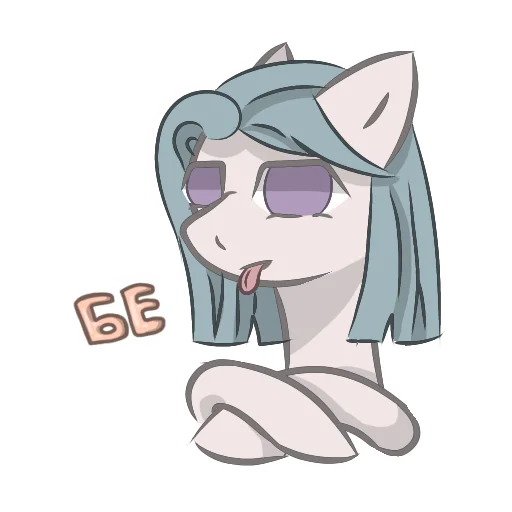 😛 Стикер «Ринна» для Telegram