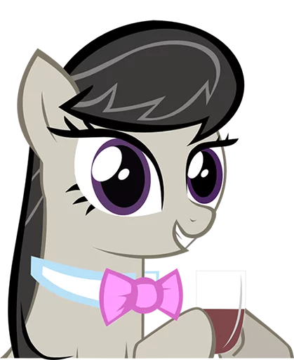 🍷 Стикер «Ponymotes» для Telegram