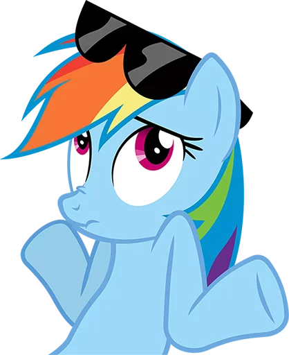 😐 Стикер «Ponymotes» для Telegram