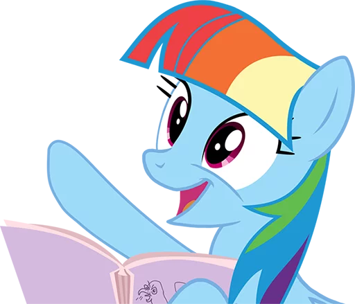 📘 Стикер «Ponymotes» для Telegram