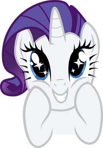 😍 Стикер «Ponymotes» для Telegram