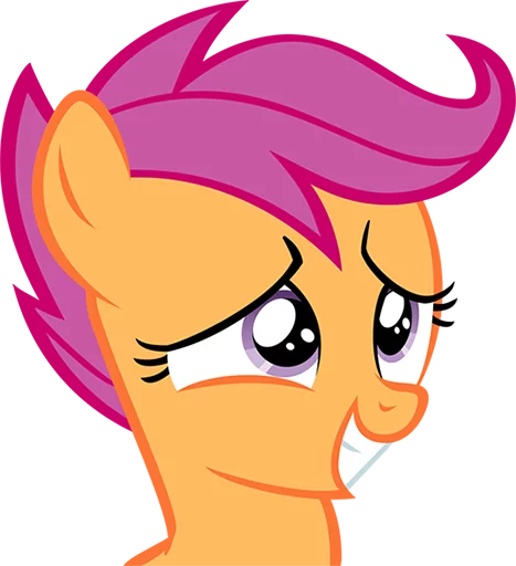 😳 Стикер «Ponymotes» для Telegram