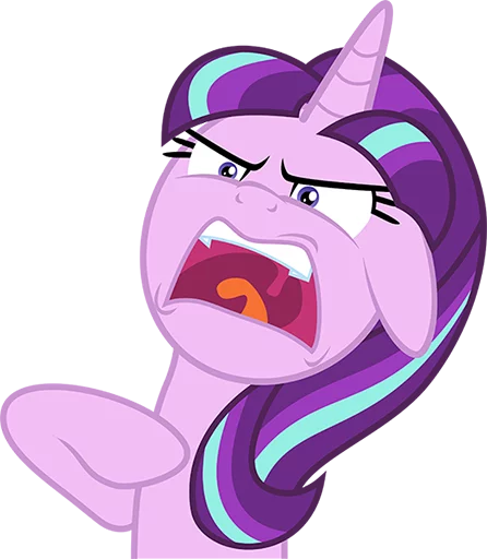 😤 Стикер «Ponymotes» для Telegram
