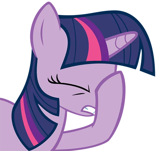 😓 Стикер «Ponymotes» для Telegram