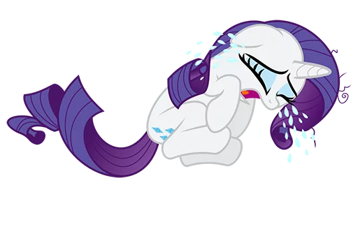 😭 Стикер «Ponymotes» для Telegram